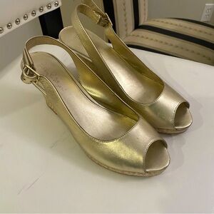 Lilly Pulitzer wedge heels shoes size 9